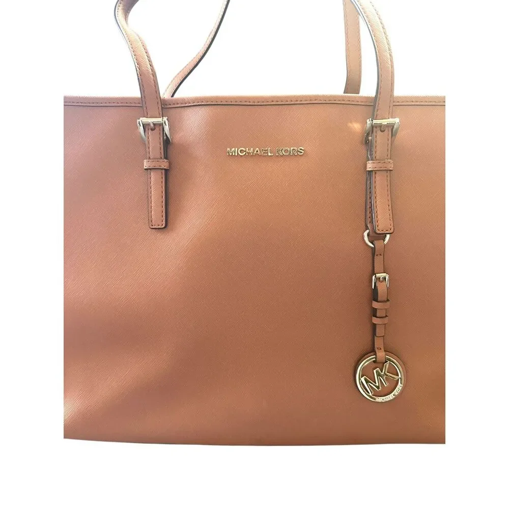 MICHAEL‎ KORS Quinn Shoulder Tote Bag Camel